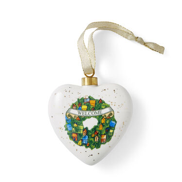 Kit Kemp Heart-Shaped Bauble - Wreath Kit Kemp Heart-Shaped Bauble - Wreath